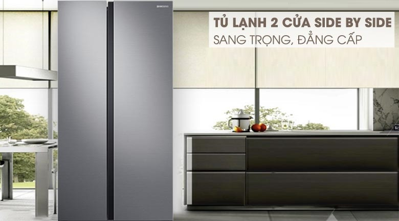 Tủ lạnh Side by Side sang trọng, đẳng cấp