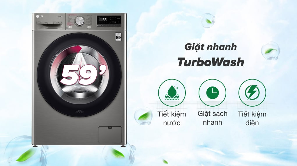 Giặt nhanh hơn và sạch hơn với công nghệ TurboWash