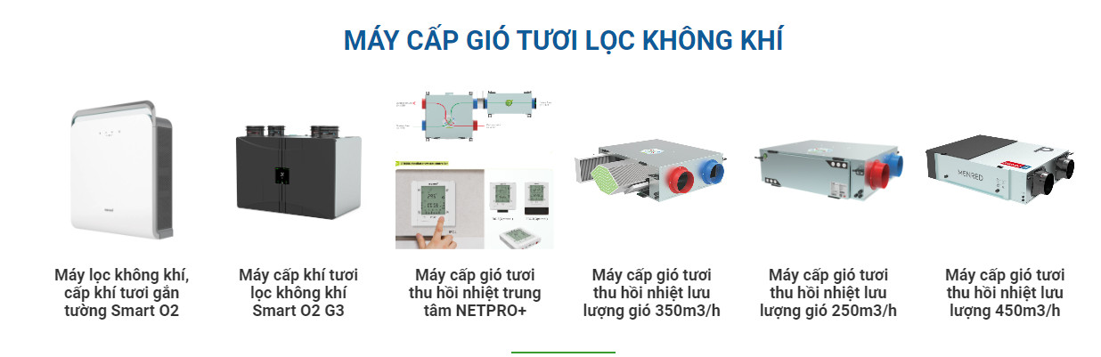 san pham loc khong khi Menred