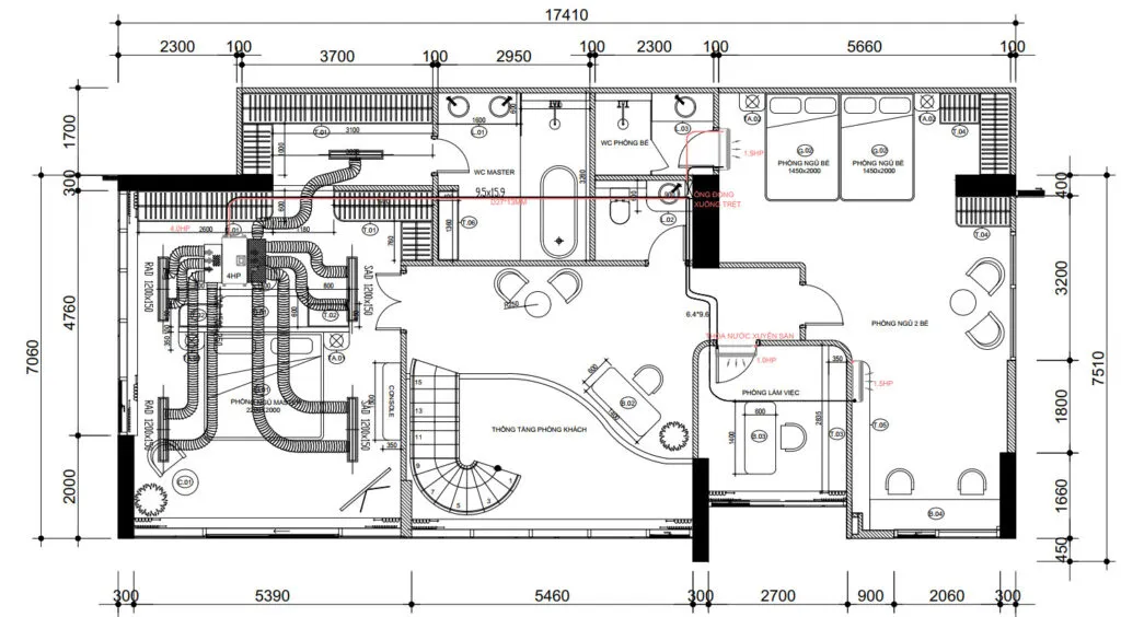 Giá trọn gói lắp đặt hệ thống VRV A Daikin cho biệt thự 2023