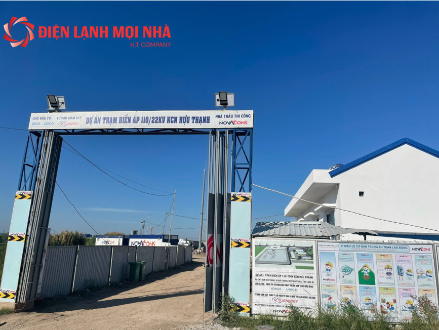 Cung cấp máy lạnh Daikin cho dự án trạm biến áp Long An