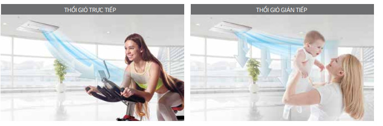 CHỨC NĂNG LÀM LẠNH DỄ CHỊU (THỔI GIÓ TRỰC TIẾP GIÁN TIẾP)