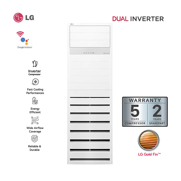 Máy lạnh LG ZPNQ30GT3A1 30.000BTU thiết kế tủ đứng 1 chiều.