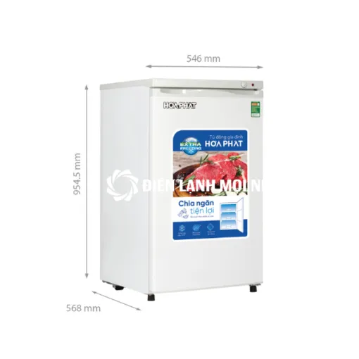 Tủ đông đứng HUF 300SR1 106L 4 ngăn