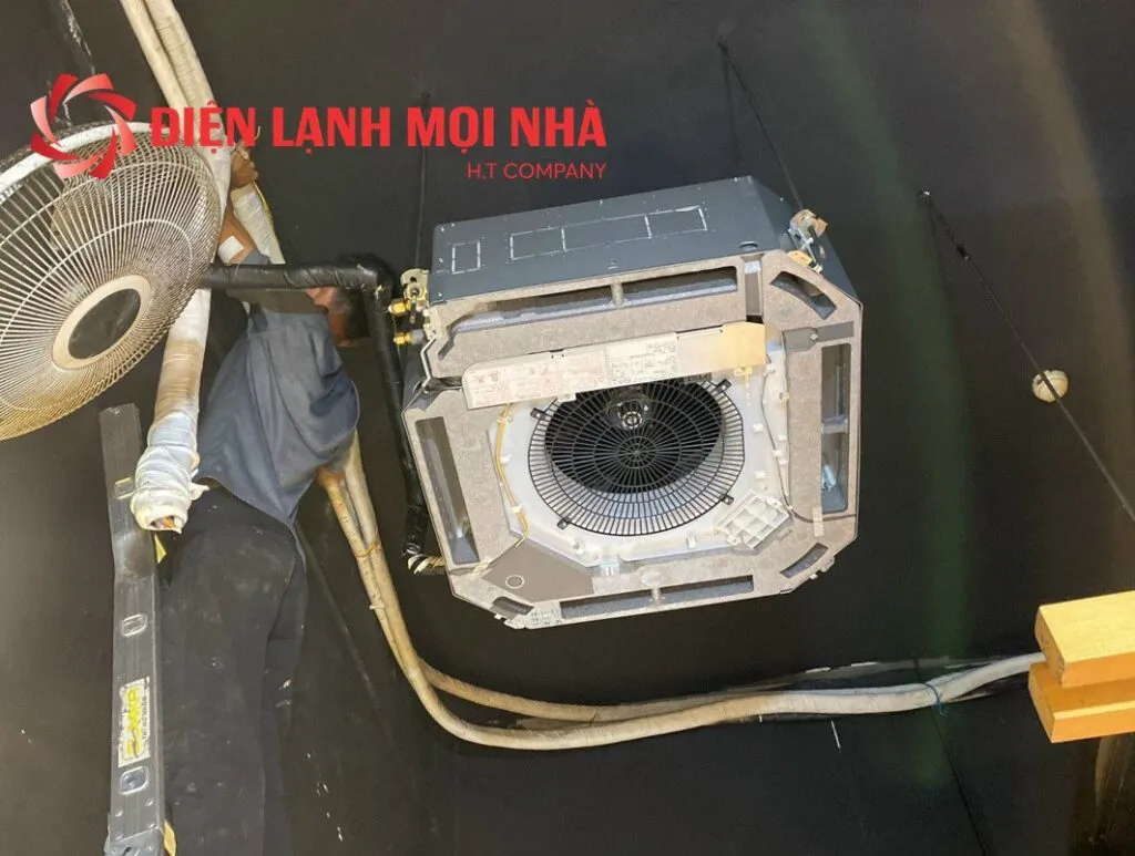 Thi công lắp đặt điều hòa âm trần