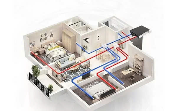 Hệ thống cấp gió tươi lọc không khí cho biệt thự, villa