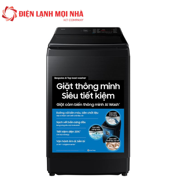 Máy giặt Samsung Inverter 15kg WA80F15B6BSV cửa trên