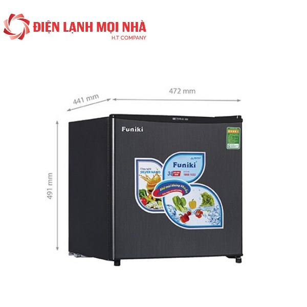 Tủ lạnh mini Funiki 46 lít FR-51DSU màu đen